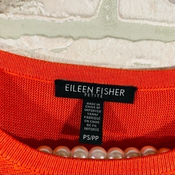 Eileen Fisher Lightweight Short Sleeve Sweater PS - Picture 5 of 11